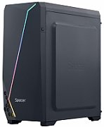 Spacer CARCASA  SPACER - gaming, Middle Tower, ATX,  FLASH , fara sursa, sticla securizata, USB 2.0 x 2, USB 3.0 x 1, PSU shroud, black  SPCS-GC-FLASH 