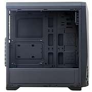 Spacer CARCASA  SPACER - gaming, Middle Tower, ATX,  FLASH , fara sursa, sticla securizata, USB 2.0 x 2, USB 3.0 x 1, PSU shroud, black  SPCS-GC-FLASH 