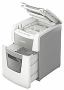 Distrugator automat documente Leitz IQ  Small Office , 100 coli, P4, cross-cut (tip confeti), cos  34 litri, alb-gri, Leitz  80110000 