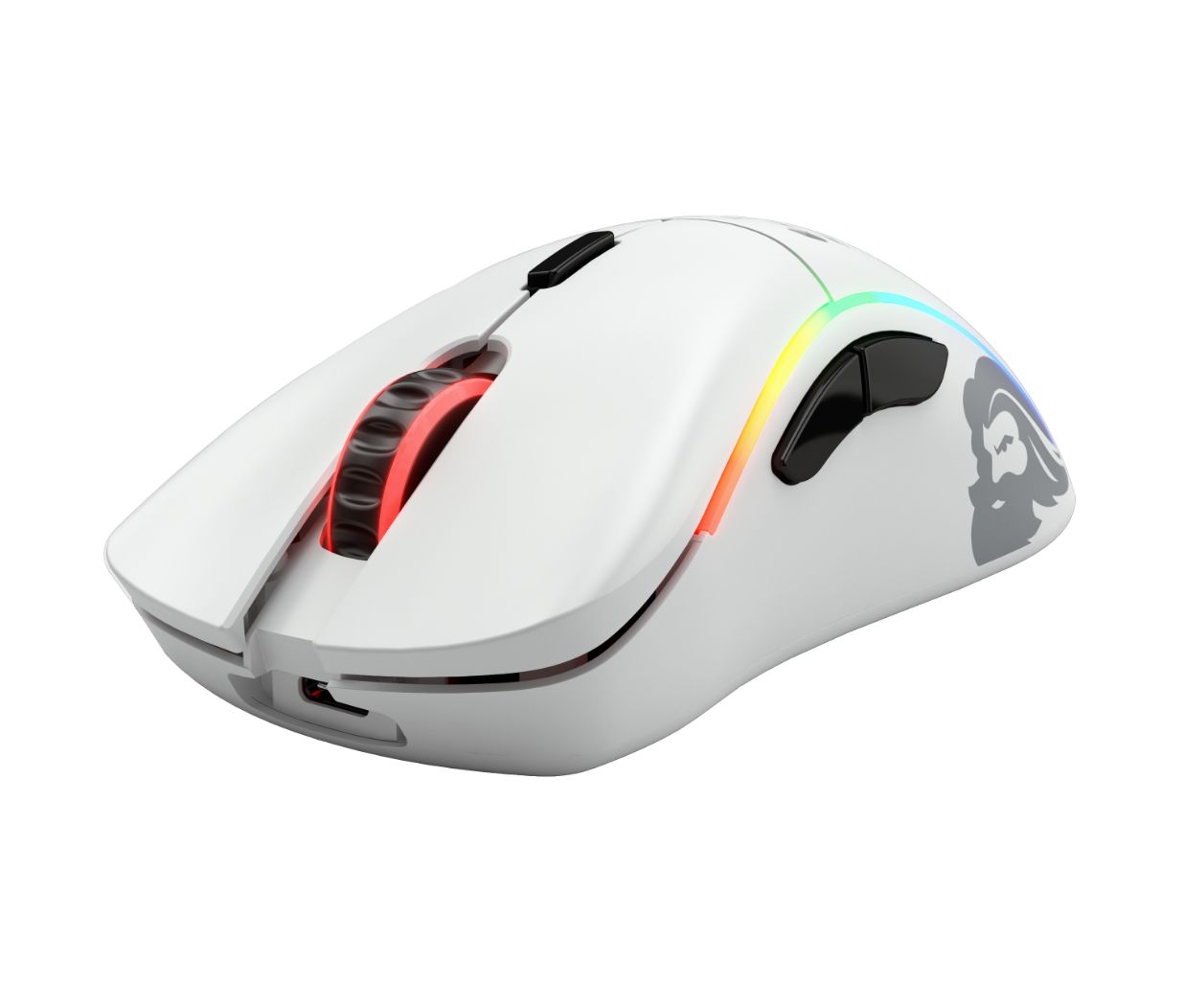 Mouse Gaming Glorious Model D, Wireless, (Matte White)