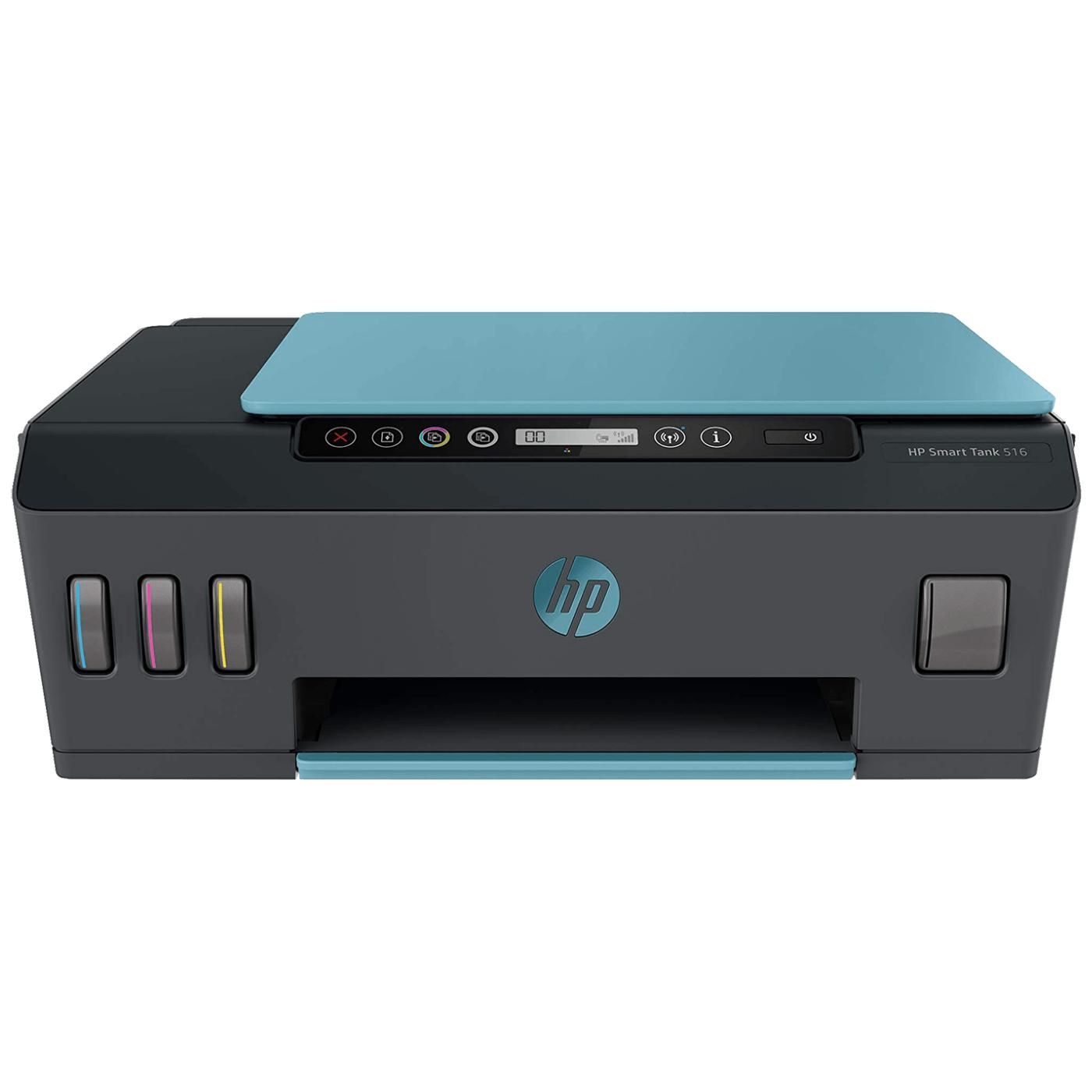 Imprimanta multifunctionala inkjet color HP Smart Tank 516, A4, USB 2.0, Wi-Fi, Bluetooth, 11 ppm negru, 5 ppm color