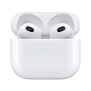 CASTI Apple AirPods with Charging Case (gen 3), albe  mme73zm/a  (include timbru verde 0.15 lei)
