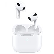 CASTI Apple AirPods with Charging Case (gen 3), albe  mme73zm/a  (include timbru verde 0.15 lei)