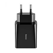 INCARCATOR retea Baseus Speed Mini, Quick Charge 20W, 1 x USB Type-C 5V/3A max, negru  CCFS-SN01  (include timbru verde 0.15 lei)