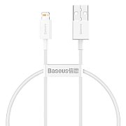 CABLU alimentare si date Baseus Superior, Fast Charging Data Cable pt. smartphone, USB la Lightning Iphone 2.4A, 0.25m, alb  CALYS-02  (include TV 0.06 lei)