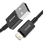CABLU alimentare si date Baseus Superior, Fast Charging Data Cable pt. smartphone, USB la Lightning Iphone 2.4A, 1m, negru  CALYS-A01  (include TV 0.06 lei)