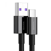 CABLU alimentare si date Baseus Superior, Fast Charging Data Cable pt. smartphone, USB la USB Type-C 66W, 2m, negru  CATYS-A01  (include TV 0.06 lei)