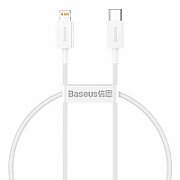 Cablu alimentare si date Baseus  Usb 2.0 (T) - Lightning (T), 25 cm, alb