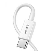 CABLU alimentare si date Baseus Superior, Fast Charging Data Cable pt. smartphone, USB Type-C la Lightning Iphone PD 20W, 1m, alb  CATLYS-A02  (include TV 0.06 lei)