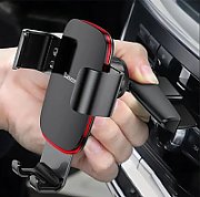 SUPORT AUTO Baseus Metal Age Gravity pt. SmartPhone, fixare in suport CD/DVD player auto, negru  SUYL-J01 