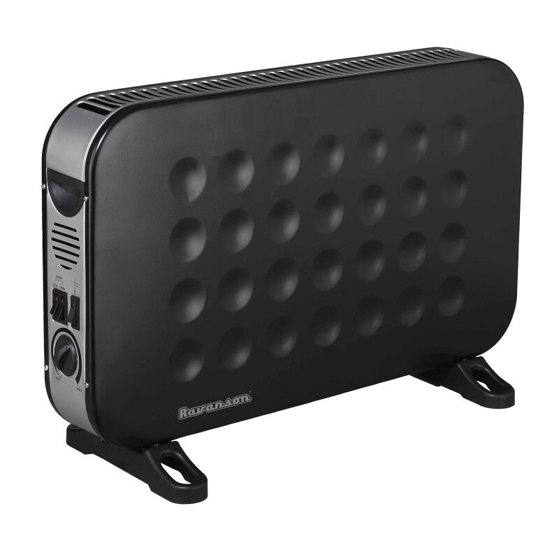 Ravanson CH-9000BT electric space heater Black 2000 W