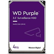 HDD AV WD Purple (3.5'', 4TB, 256MB, 5400 RPM, SATA 6Gbps)