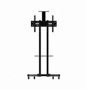 Stand TV Mobil Serioux TV109 32 -70 , dimensiuni: 875x650x1800mm, suport TV reglabil pe înălțime: 1290-1450mm, inclinare suport TV:  +/- 15 °, dimensiune raft AV din oțel: 485x295mm, raft reglabil pe inaltime: 415- 615mm, compatibilitate max VESA: 600x400mm, compatibilitate: 32  -70 , greutate