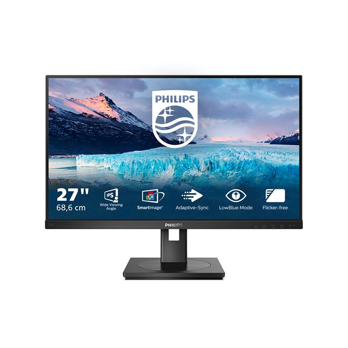 Monitor 27 inch LED Philips 272S1M 1920 x 1080 pixeli, 75 Hz, 4 ms, Negru