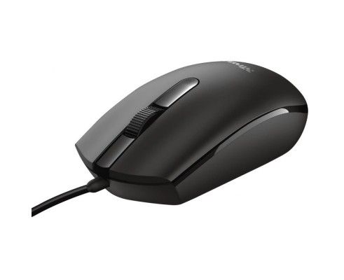 Mouse Trust Basi, cu fir, negru
