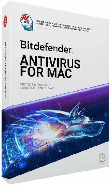 Licenta retail Bitdefender Antivirus for Mac - protectie de baza pentru PC-uri Windows, valabila pentru 1 an, 1 dispozitiv, new