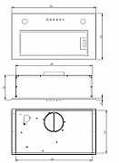 Kitchen Hood AKPO WK-7 MICRA 60 BLACK
