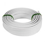 Maclean MCTV-472 coaxial cable 100 m RG-6/U White