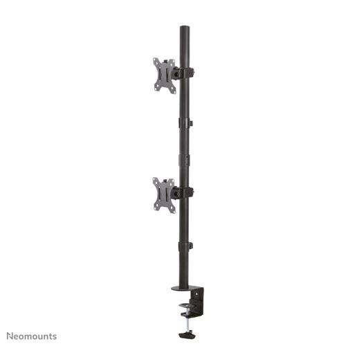 Suport Monitor de Birou Dual, Neomounts by Newstar FPMA-D550DVBLACK, 10  - 32 , VESA 100x100, suporta pana la 8kg, negru