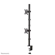 Suport Monitor de Birou Dual, Neomounts by Newstar FPMA-D550DVBLACK, 10  - 32 , VESA 100x100, suporta pana la 8kg, negru