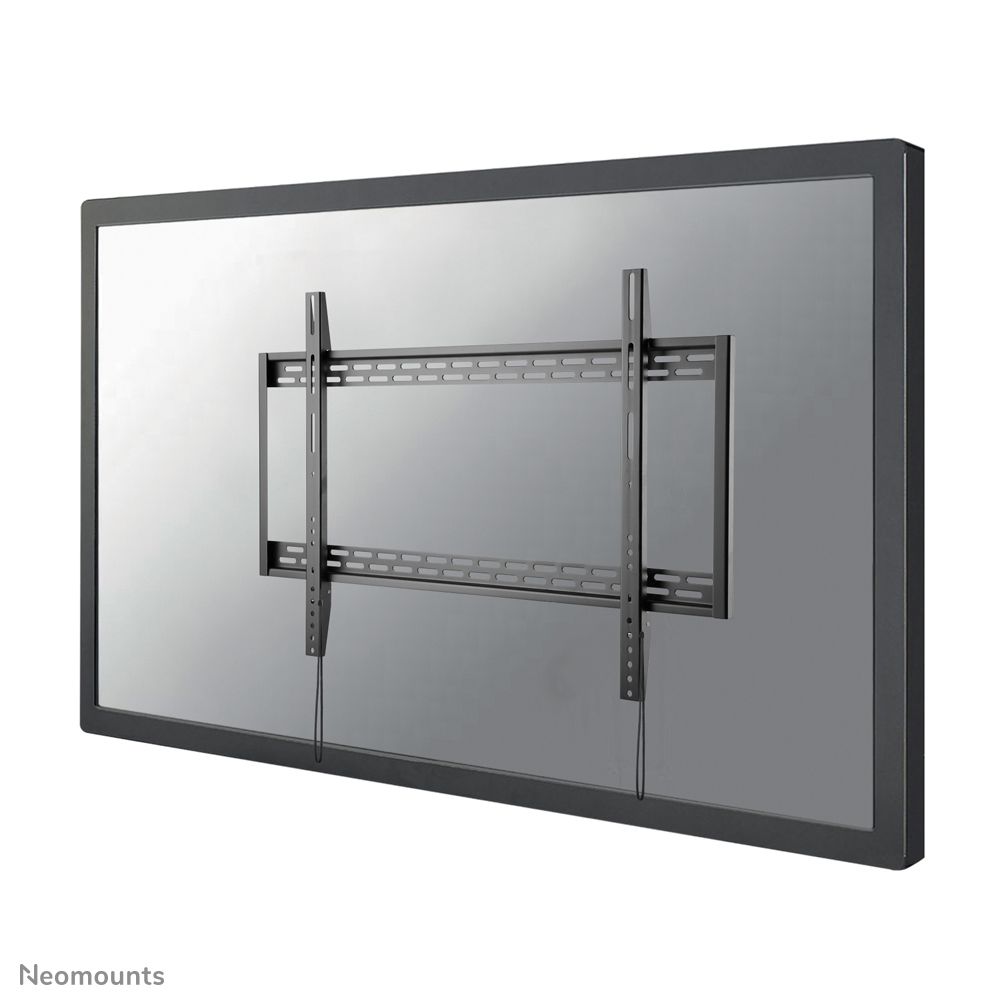 Neomounts by Newstar LFD-W1000 TV/Monitor Wall Mount (fixed) for 60 - 100  Screen - Black  Specifications General Min. screen size*: 60 inch Max. screen size*: 100 inch Min. weight: 0 kg Max. weight: 125 kg Screens: 1 VESA pattern: 200x200, 200x300, 200x400, 300x200, 300x300, 350x350, 400x200