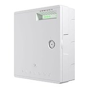 Sursa de alimentare supervizata in comutatie, putere totala 75W, alimentare 100-240Vac cu acumulator de back-up de 13.8Vdc si iesire auxiliara de 15 Vdc cu protectie la supraconsum • comutator antisabotaj pe placa • operare in mod stand alone sau supervizare via Bus • permite o incarcare
