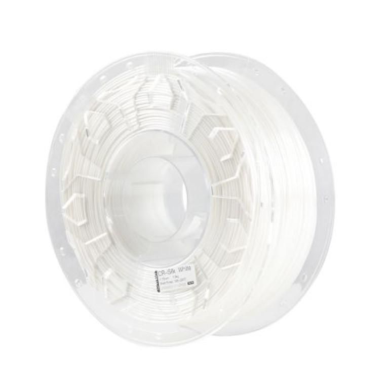CREALITY PLA 3D Printer Filament, silk white, Printing temperature: 190-220, Filament diameter: 1.75mm, Tensile strength: 60MPa, Size of filament wheel: Diameter 200mm, height 66mm, hole diameter 56mm. Utilizare: pana la 6 luni de la deschiderea ambalajului.