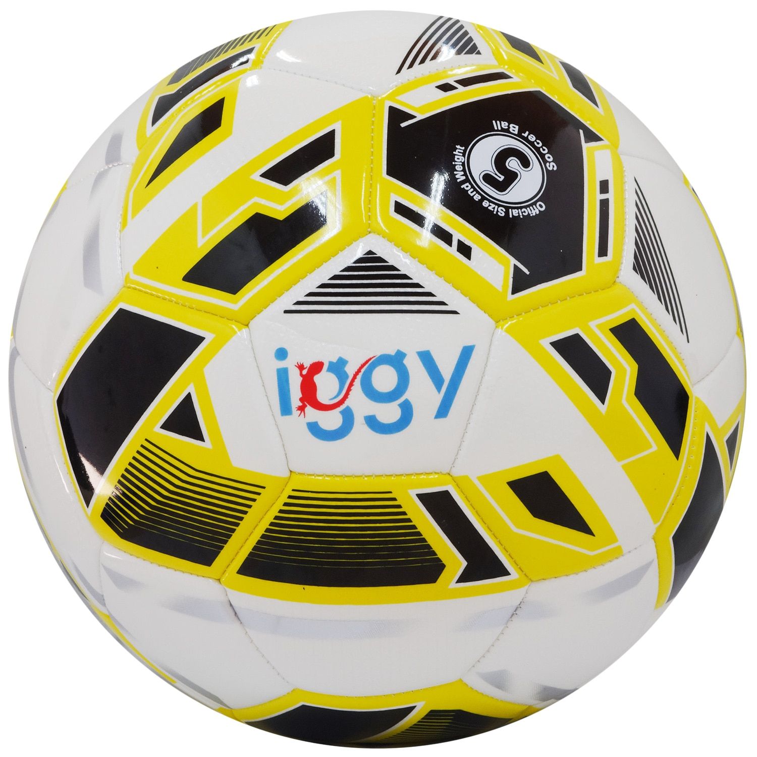 MINGE FOTBAL IGGY material premium PU + cusatura, dimensiune 5, greutate 410 grame  IGFB-PRO 