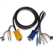 I/O ACC CABLE USB KVM 1.8M/3 IN 1 SPDH 2L-5302P...