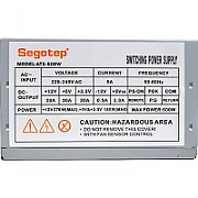 OTHER VENDORS Power Supply Unit Segotep ATX-500W 500W PSU, 80 mm silent fan with automatic thermal control, 2 x SATA, 2 x Molex, 1 x Floppy, SCP/OCP/OVP, Passive PFC, bulk + power cord