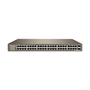 Tenda Switch TENDA TEG1050F, Network standards: IEEE 802.3, IEEE 802.3u, IEEE 802.3x, IEEE 802.3ab, IEEE 802.3z, Ports: 48*10/100/1000 Base-T Ethernet ports (Auto MDI/MDIX), 2*1000 Base-X SFP ports (Independent), Switch capacity: 100Gbps, Packet forwarding rate: 74.4Mpps, buffer: 12Mb, Power consumption