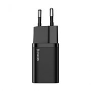INCARCATOR retea Baseus Super Si, Quick Charge 20W, 1 x USB Type-C 5V/3A, alb  CCSUP-B02  (include TV 0.8lei)