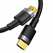 CABLU video Baseus Cafule, HDMI (T) la HDMI (T), rezolutie maxima 4K UHD (3840 x 2160) la 60 Hz, conectori auriti, 1m, negru  CADKLF-E01 