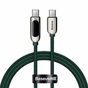 CABLU alimentare si date Baseus High Density Braided, Fast Charging Data Cable pt. smartphone, USB Type-C la Lightning Iphone PD 20W, brodat, 1m, alb  CATLGD-02  (include timbru verde 0.25 lei)