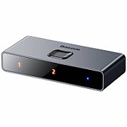 SWITCH video Baseus Matrix, HDMI bidirectional - 2x HDMI 4K / 30 Hz, gri  CAHUB-BC0G  (include TV 0.8lei)