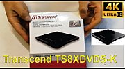 TRANSCEND TS8XDVDS-K Transcend DRW extern, USB, subtire, negru, retail