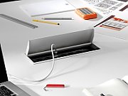 Derulator cu tambur Bachmann, 4prize, 25m, fisa Schuko dreapta, protectii: suprasarcina, contact, termica, culoare orange