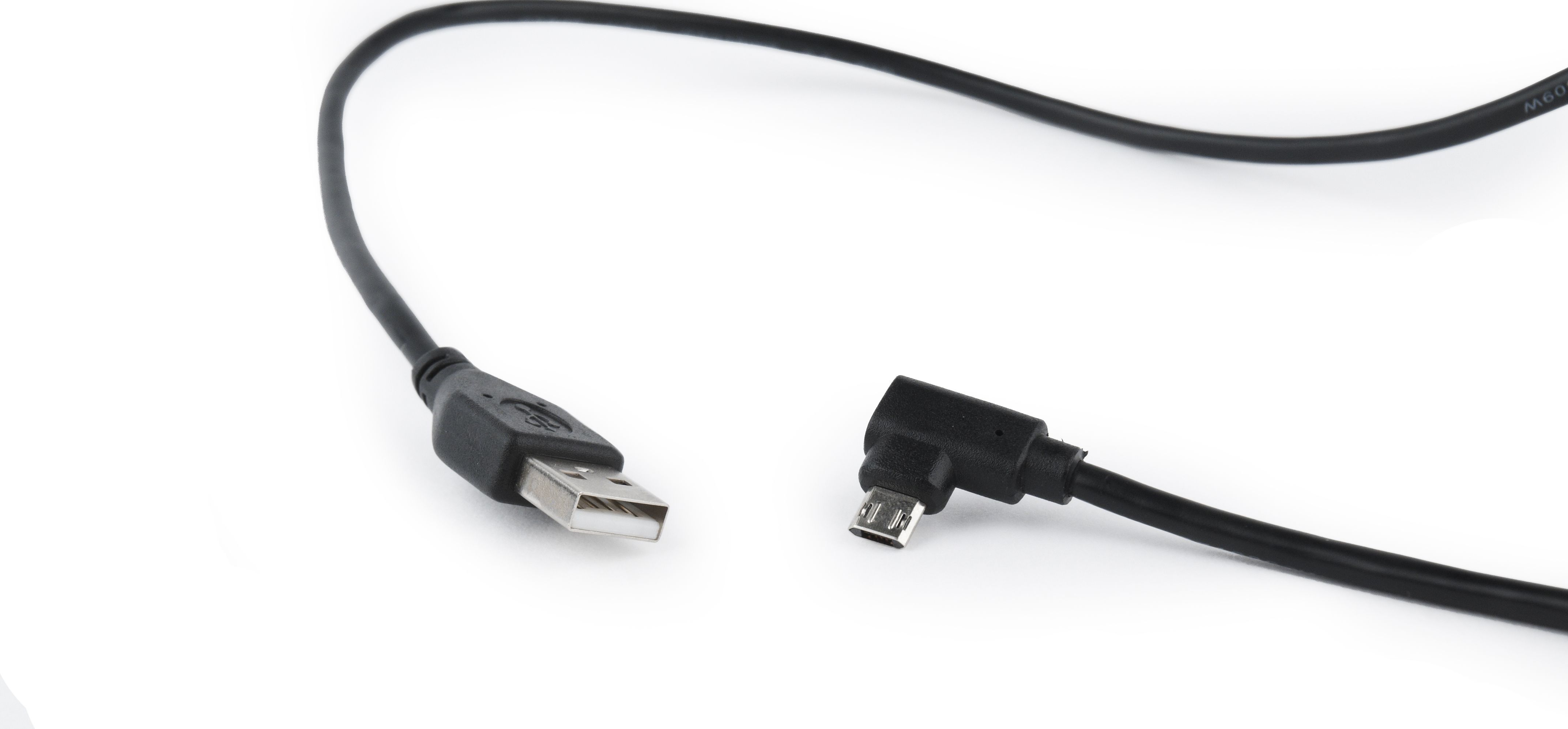 GEMBIRD CC-USB2-AMmDM90-6 Gembird Double-sided angled Micro-USB to USB 2.0 AM cable, 1.8 m, black