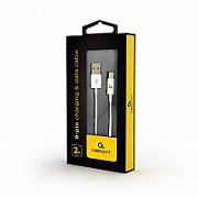 GEMBIRD CC-USB2P-AMLM-2M Gembird 8-pin charging and data cable, 2m, black