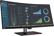 Monitor 39.7 inch LED Lenovo P40w-20 5120 x 2160 pixeli, 75 Hz, 4 ms, Negru