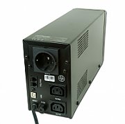 UPS GEMBIRD, Line Int. cu management, mini tower, 850VA/510W, AVR, IEC x 2/ Schuko x 1, 1 x baterie 12V/8Ah, display LCD, back-up 11 - 20 min.,  EG-UPS-032 , (include TV 10lei)
