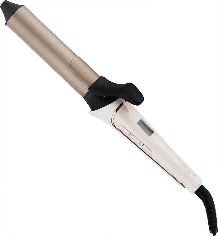 Ondulator PROluxe Ci9132, Invelis Grip-Tech, OPTIheat, 210°, 10 setari de temperatura, Functie PRO+, 32 mm, Auriu