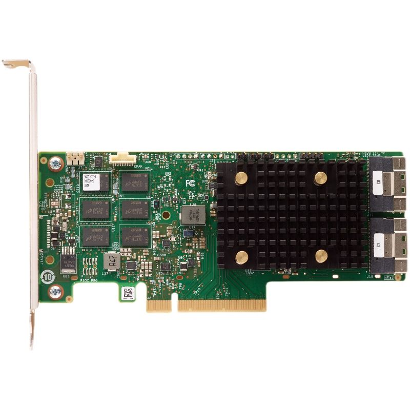 BC MegaRAID 9560-16i PCIe x8 SAS/NVMe sgl. 8GB, Tri-Mode, 240 SAS Dev./ 32 NVMe Dev.