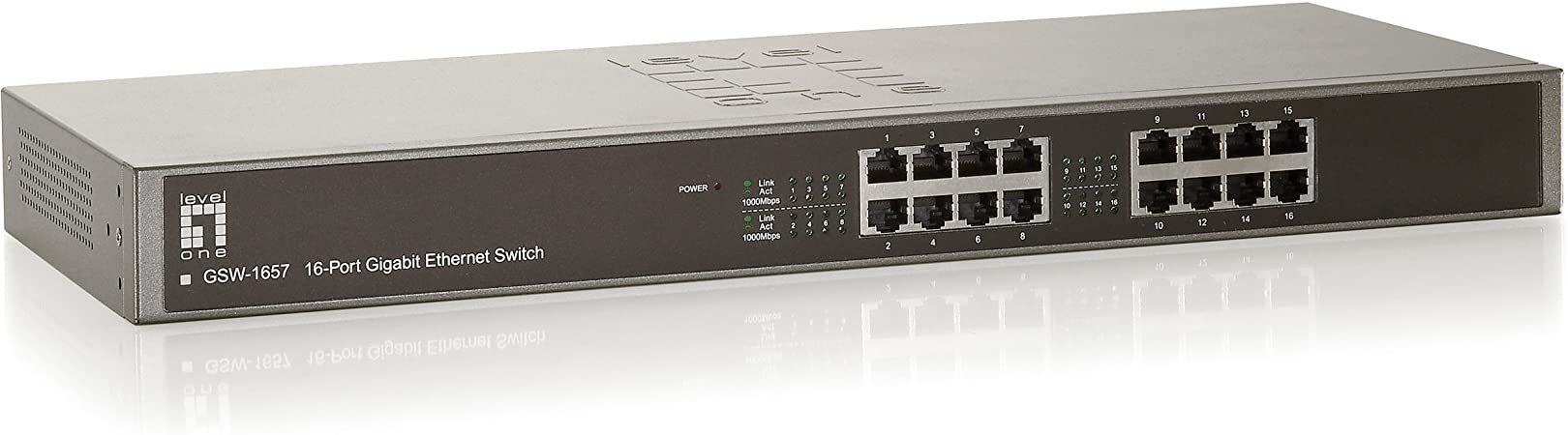 Switch LevelOne GSW-1657, 16 porturi 10 / 100 / 1000 MBs