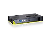 LevelOne KVM-Switch 4 PC VGA+USB Black Edition