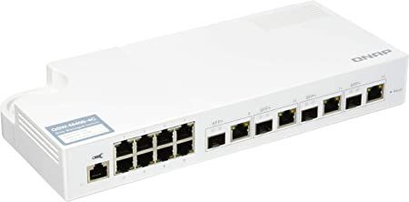 Switch Qnap QSW-M408-4C, 8 porturi 8x 10/100/1000 Mbps, 4x 10/100/1000/2500/5000/10000 Mbps