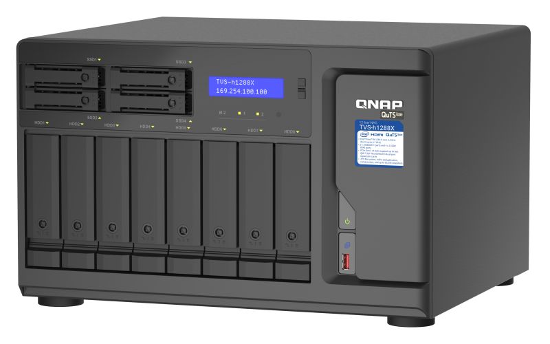 QNAP NAS TVS-h1288X-W1250-16G (12 Bay)