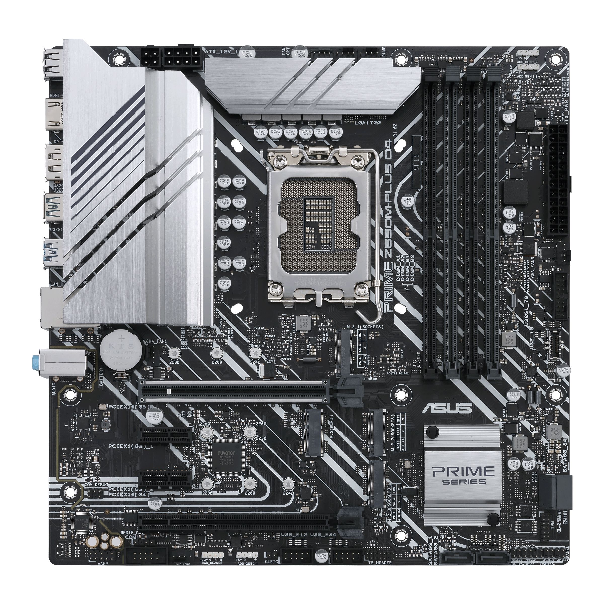 ASUS PRIME Z690M-PLUS D4 S1700/DDR4/µATX