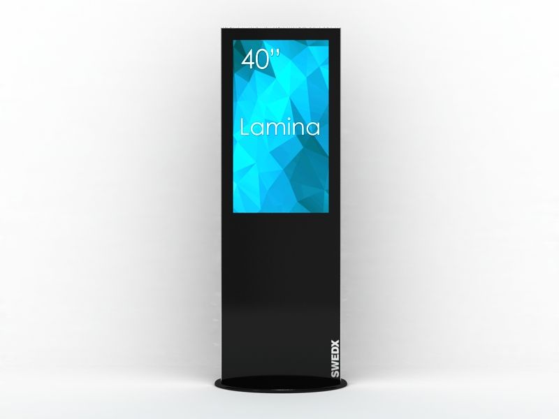 Stand Kiosk/Totem SWEDX Lamina 40  4K, SWL-40K8-A2, Negru