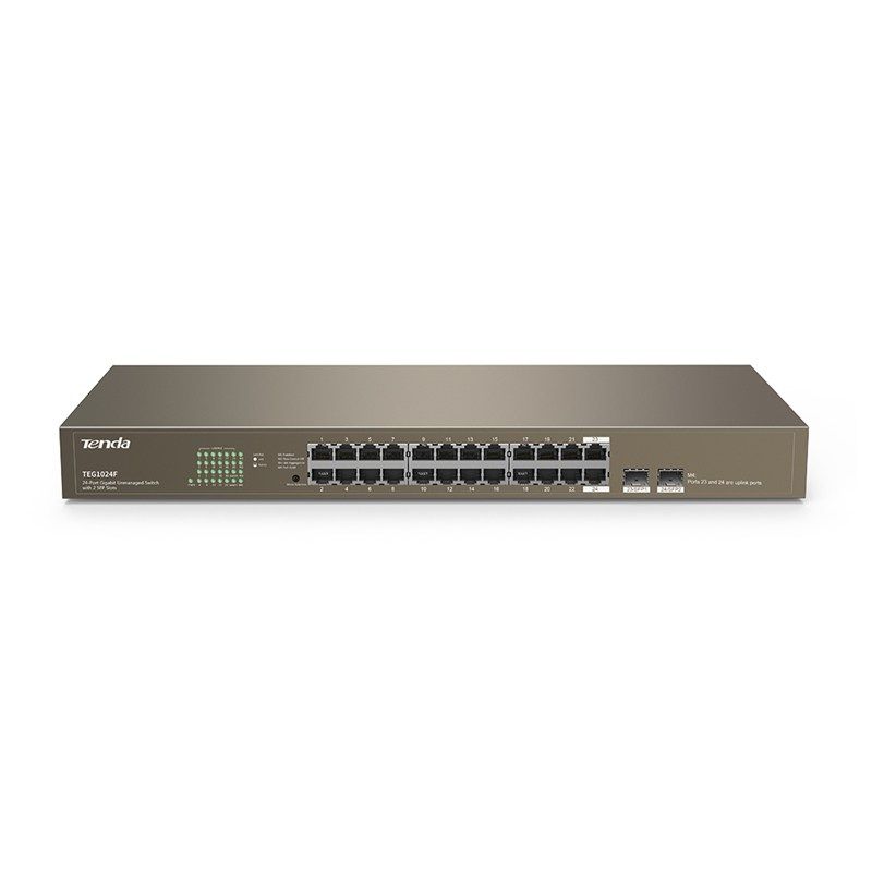 Tenda Switch TENDA TEG1024F, 24 port, 10/100/1000 Mbps